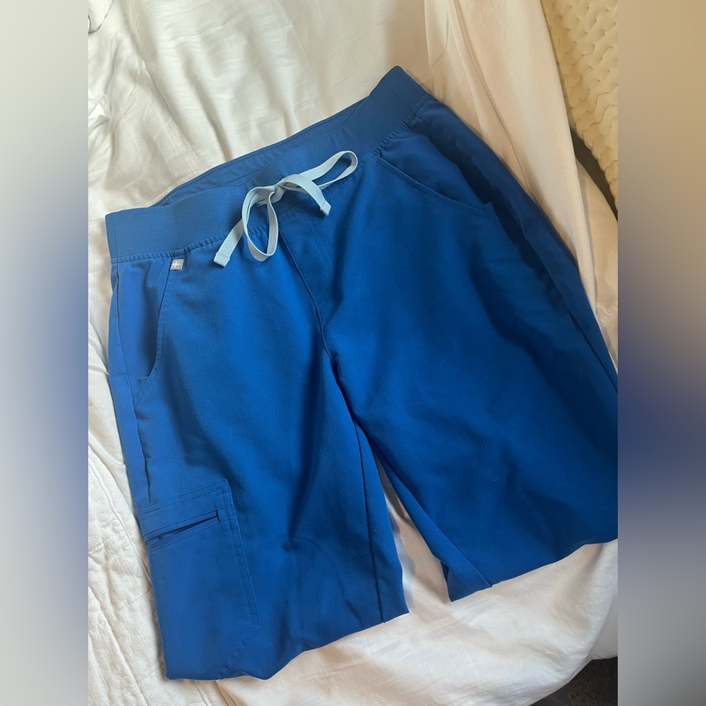 FIGS royal blue Zamora jogger scrub pant